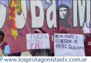 Movilización en rechazo al “ajuste” del gobierno nacional, con un acto en Plaza España