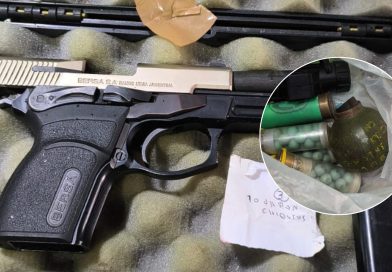 Encontraron una granada activa y un arsenal en un allanamiento por amenazas a un colegio