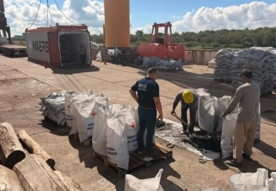 El Puerto de Barranqueras consolida exportación de carbón vegetal con destino a Europa