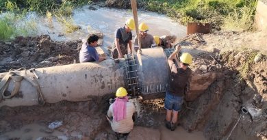 SAMEEP FINALIZÓ TRABAJOS EN EL PRIMER ACUEDUCTO Y RESTABLECE PROGRESIVAMENTE EL SERVICIO