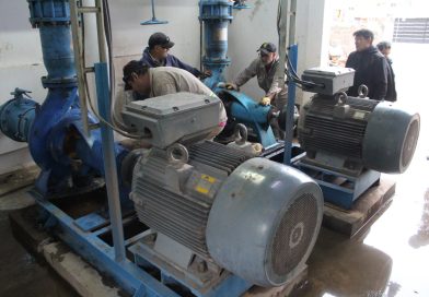 Quedó reparada la segunda bomba de la Cisterna Sur y se recupera el Suministro de agua