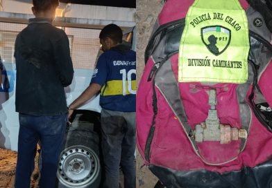Intentaron robar medidores de agua y fueron demorados en Resistencia