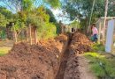 Avanza en Fontana la ampliación de la red de agua potable en el barrio Banderas Argentinas