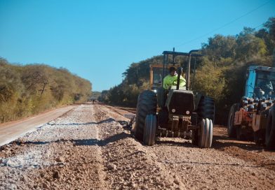 RUTA 30: EL GOBIERNO PROVINCIAL AVANZA CON LA PAVIMENTACIÓN HASTA LAGUNA LIMPIA