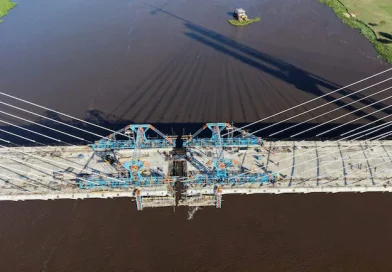 Este miércoles se unirían los extremos del puente de la Bioceánica en el Chaco
