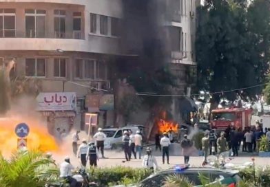 Dos bombas explotaron frente al hotel donde se aloja Emmanuel Macron en su visita a Siria