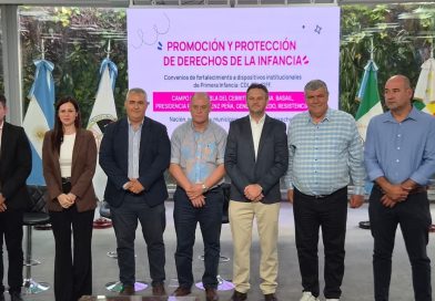 Fontana firmó un convenio para fortalecer la protección y promoción de los derechos de la infancia