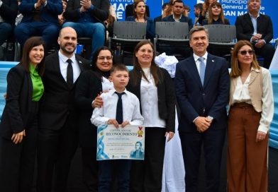 Zdero encabezó el acto central por el 176° Aniversario del paso a la inmortalidad del General San Martín