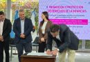 El Intendente Fernando Cuadra firmó convenio federal para fortalecer la atención integral de la primera infancia en Fontana
