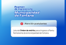 Ya se encuentra disponible el Orden de Mérito para el Ingreso a la Municipalidad de Fontana