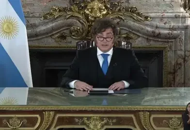 Milei anunció la construcción de una base naval en Tierra del Fuego y sanciones a petroleras que operen en Malvinas