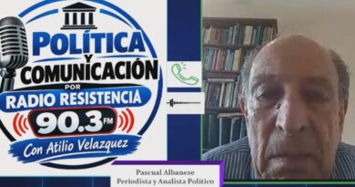 Pascual Albanese: «La actitud de Milei desprestigia a la Argentina en el mundo»